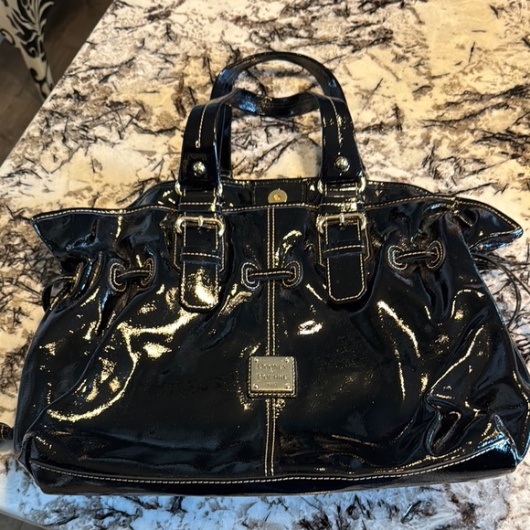 Dooney and Bourke Black Leather Chiara Bag - Picture 2 of 5